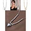Trendy 2022 Titanium Steel Heart Necklace For Women With Unique Korean Style Design