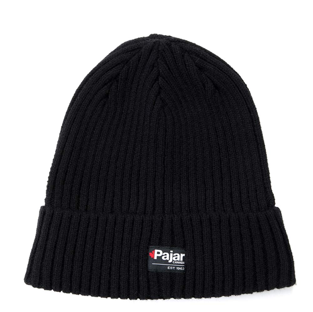 Pajar NORTH Unisex Knit Free Black Cap, Size,