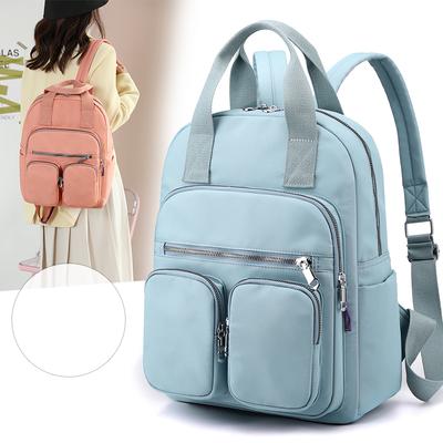 Fashionable Backpack for Women – Multi-Pocket Bag with Top Handle & Adjustable Straps – Ideal for Work, School & Commuting