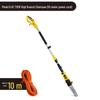 710W Electric Telescopic Pole Saw with 10m Extension Cord CN Plug (adapter Included)