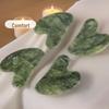Natural Jade Gua Sha Board: Facial & Neck Massage Tool for Personal or Salon Use