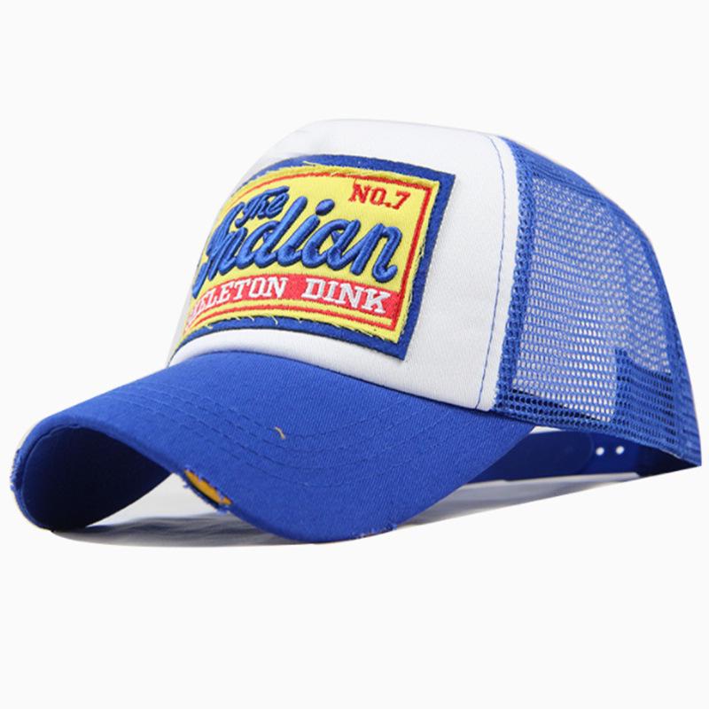 

Korean Style Camouflage Mesh Duckbill Cap: Men s & Women s Outdoor Cycling and Travel Sun Hat Adjustable синий