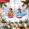 Set Of 10 Wooden Nutcracker-Themed Hanging Ornaments With Strings – Festive Holiday Tree & Party Decorations