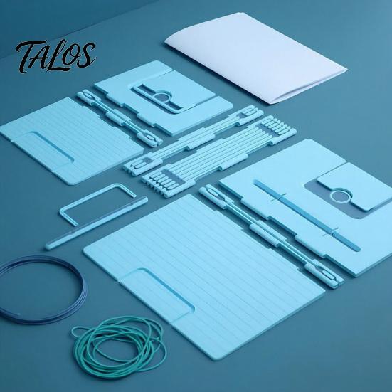 Cuaderno Expansible Infinito, Diario Reutilizable Modular DIY con Portabolígrafos, Cubierta Impresa en 3D para Oficina Escuela, Bloc de Dibujo