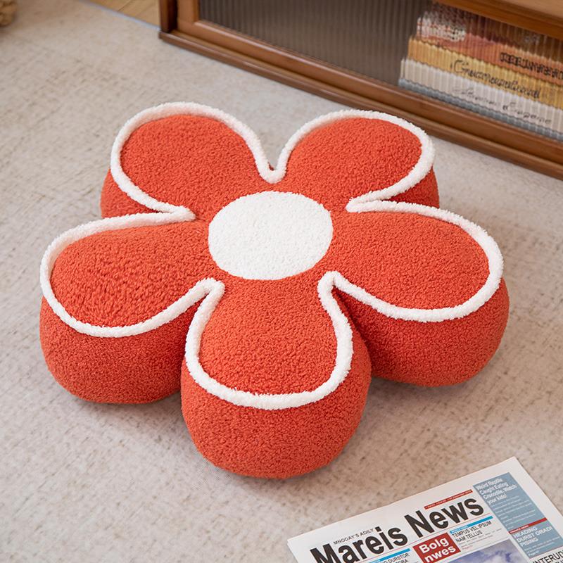 Cute Flower Seat Cushion Fart Cushion Student Chair Backrest Cushion Sun Flower Throw Pillow Bedroom Living Room Sofa Bay Window Cushion