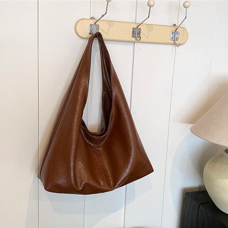 

Design Large PU Leather Hobo Underarm Bags Lady Winter Shoulder Bag for Women New Trend Wine Red Handbags and Purses KTY 41x12x26cm