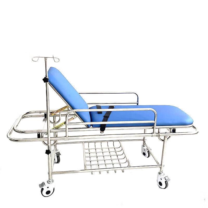 Zuolou Stainless Steel Emergency Rescue Stretcher Trolley