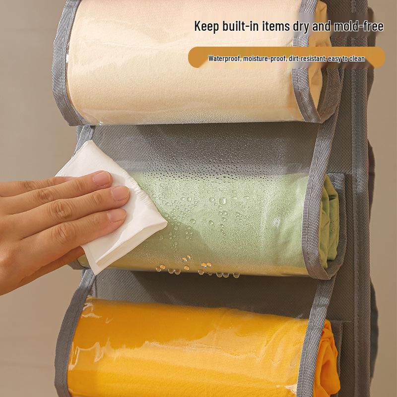 Waterproof Multi-Layer Hanging Storage Organizer for Dorms, Underwear, and Yoga Pants