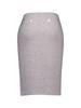 Okak Deriya-Eyelet Skirt (Gray)
