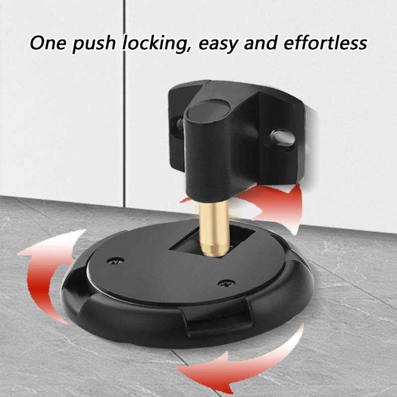 Quiet Mechanical Door Stoppers Winds Resistant Door Stoppers Heavy Type Zincs Alloys For Indoor Outdoor Use