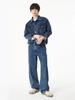 Studio Tomboy [Men] Blue Denim Trucker Jumper_Blue 9155113A11