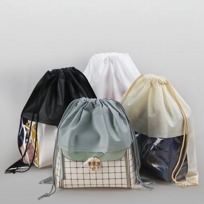 Staubbeutel Handtasche Feuchtigkeitsgeschützt Bündeltasche Transparente Kordelzug Aufbewahrungstasche Staubdichte Handtaschenabdeckung Badezimmer