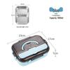 304 Stainless Steel Insulated Bento Lunch Box, Microwaveable & Compartmentalized for Students & Office Workers