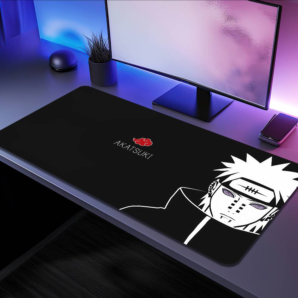 

Desk Mat Keyboard Ergonomic Office Anime NARUTO Akatsuki Mousepad Large Rubber PC Non-slip Anti-fray Home Custom Game 30x60x0.2cm