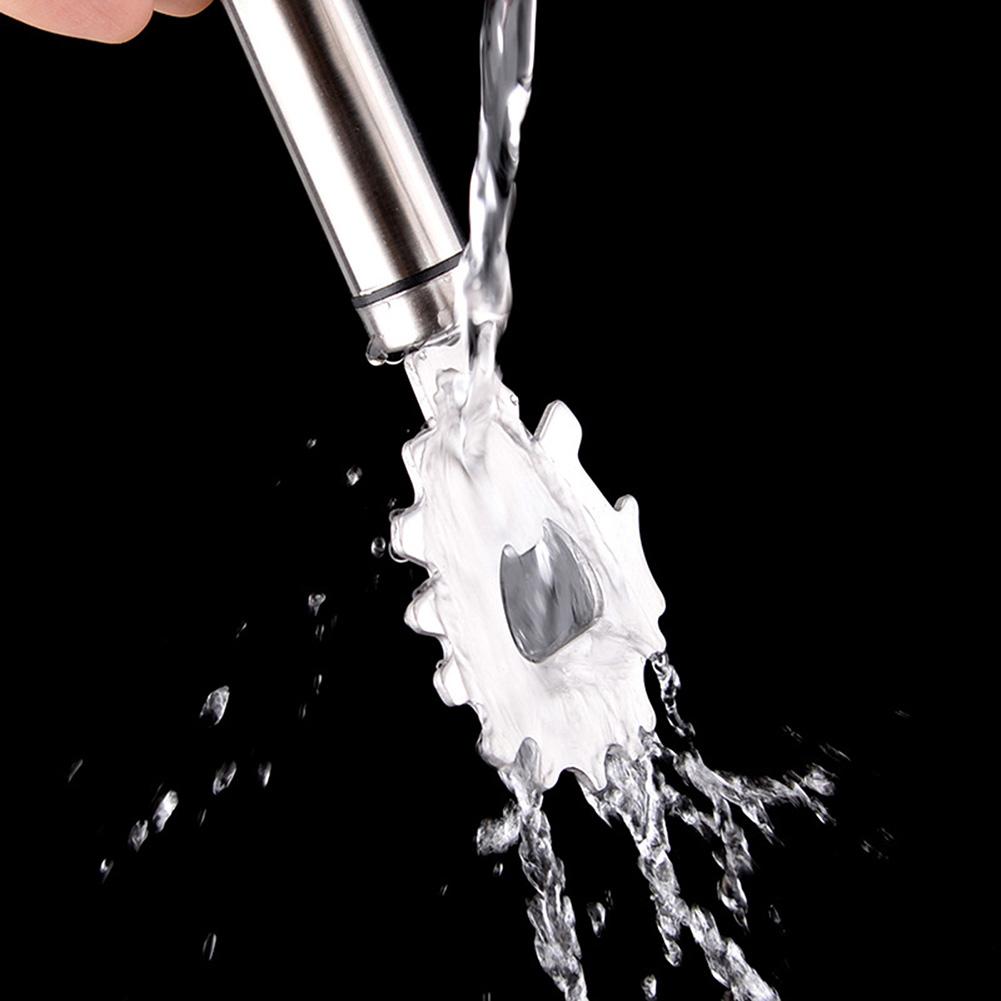 Stainless Steel Grill Cleaning Scraper Handheld BBQ Net Cleaner With Bottle Opener Kitchen Accessories For Barbecue Outdoor