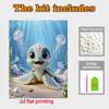 DIY Cute Turtle Pearl Diamond Art Kits Without Frame 30x40cm Gem Art Diamond Painting Kits for Adults/Beginners Gift Idea Home Wall Decor