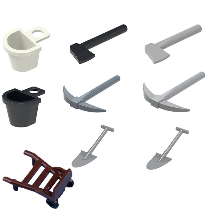 MOC City Stavebnice Scéna Doplňky Nábytek Postel Toaleta Vana Piano TV Pohovka Odpadkový koš Kuchyňské spotřebiče Cihlová hračka S14