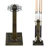 8-Hole Metal Floor-Standing Billiard Cue Rack