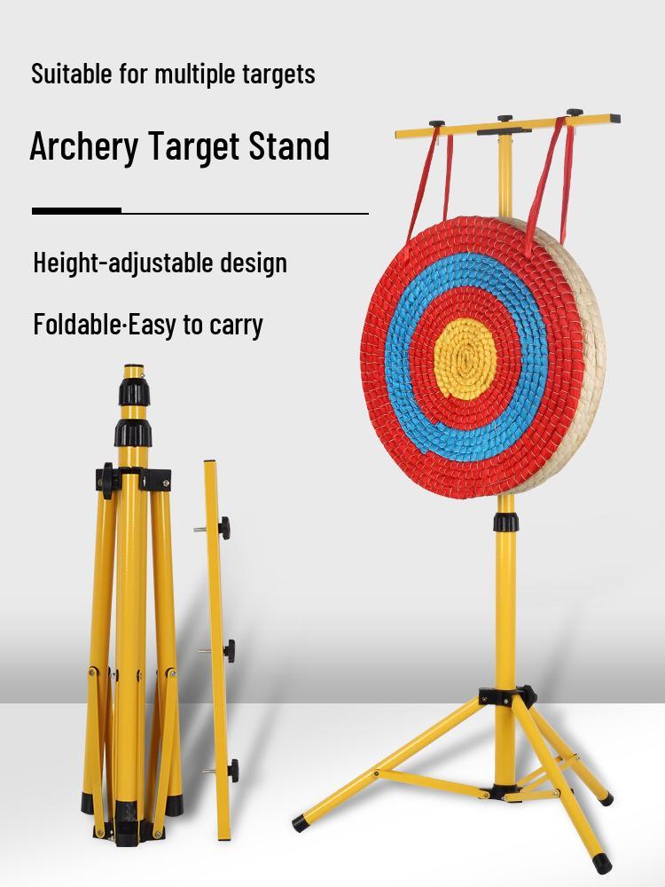 Adjustable Telescopic Archery Target Stand for Bow and Arrow