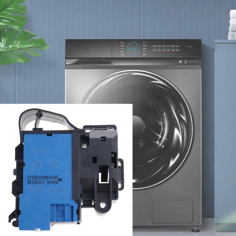 Protection Laundry Appliance Locking System Easy Installation Process Washer Door Security Switches Plastic Texture