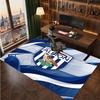 Tappeto in Velluto di Cristallo con Stampa del West Bromwich Albion Football Club, Comodo Assorbente d'Acqua Antiscivolo Tappeto per Pavimento Interno