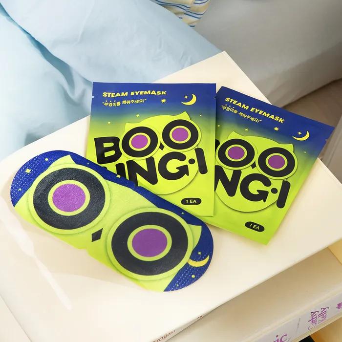 Owl Steam Heated Eye Mask Sleeping Eye Compress Pack Unscented 12-Pack