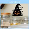 Halloween Pumpkin Pvc Witch Hat Spider Switch Sticker Living Room Wall Decor