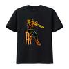 Trombone Player T Shirt for Men Psychedelic Art Print Cool Musician Design Comfortable Cotton vintage Washed Slightly Unisex
