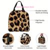 1pc, Featuring a Leopard Print Textured Background. This Printed Thermal Bag Is Insulated And Designed for Non-Food Contact, Mak