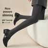 Women's Black Fleece-Lined Pantyhose: Thick, Slimming, Hip-Lifting Leggings for Autumn/Winter