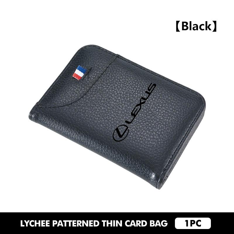 Car Wallet Driver's Licence Insurance Card Holder Multi Pocket Wallet For Lexus RX350 IS250 IS200 GS300 LX570 RC350 UX250h ES350 HD7