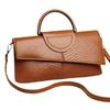 PIENSE Elegant Party Bag for Women, Formal Wedding Clutch Bag, 2-Way (Brown)