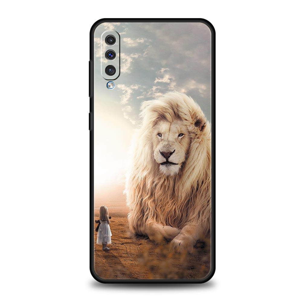 

Animal Tiger Lion Case For Samsung Galaxy A12 A22 4G A32 5G A72 A52 A70 A50 A20e A30 A02s A10 A20s A10s A40 A04 Phone Cover Soft Samsung A40