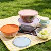 Durable High-Temperature Plastic Dough Bowl with Lid - Perfect for Mixing and Fresh-Keeping