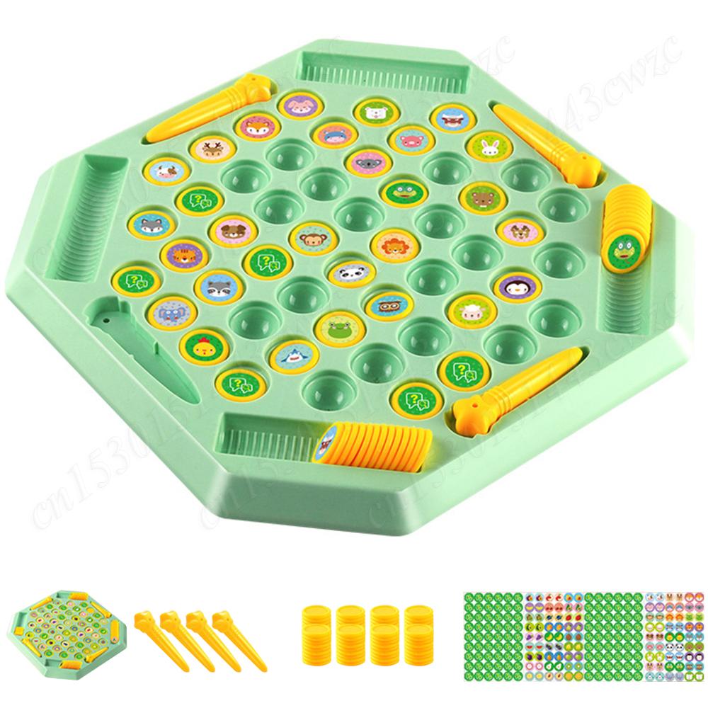 Flip Chess Memory Game Fruit Animal Matching Chess Board Memory Flipping Chess for Kindergarten Gathering Activity