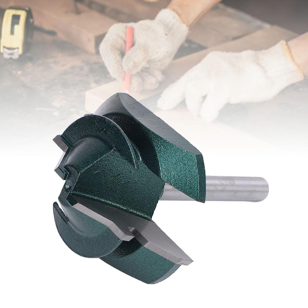 Wood Router Bit 45 Degree Locking Miter Joint Bit for Woodworking Projects 1/4 Inch Shank 2 Inch Cut