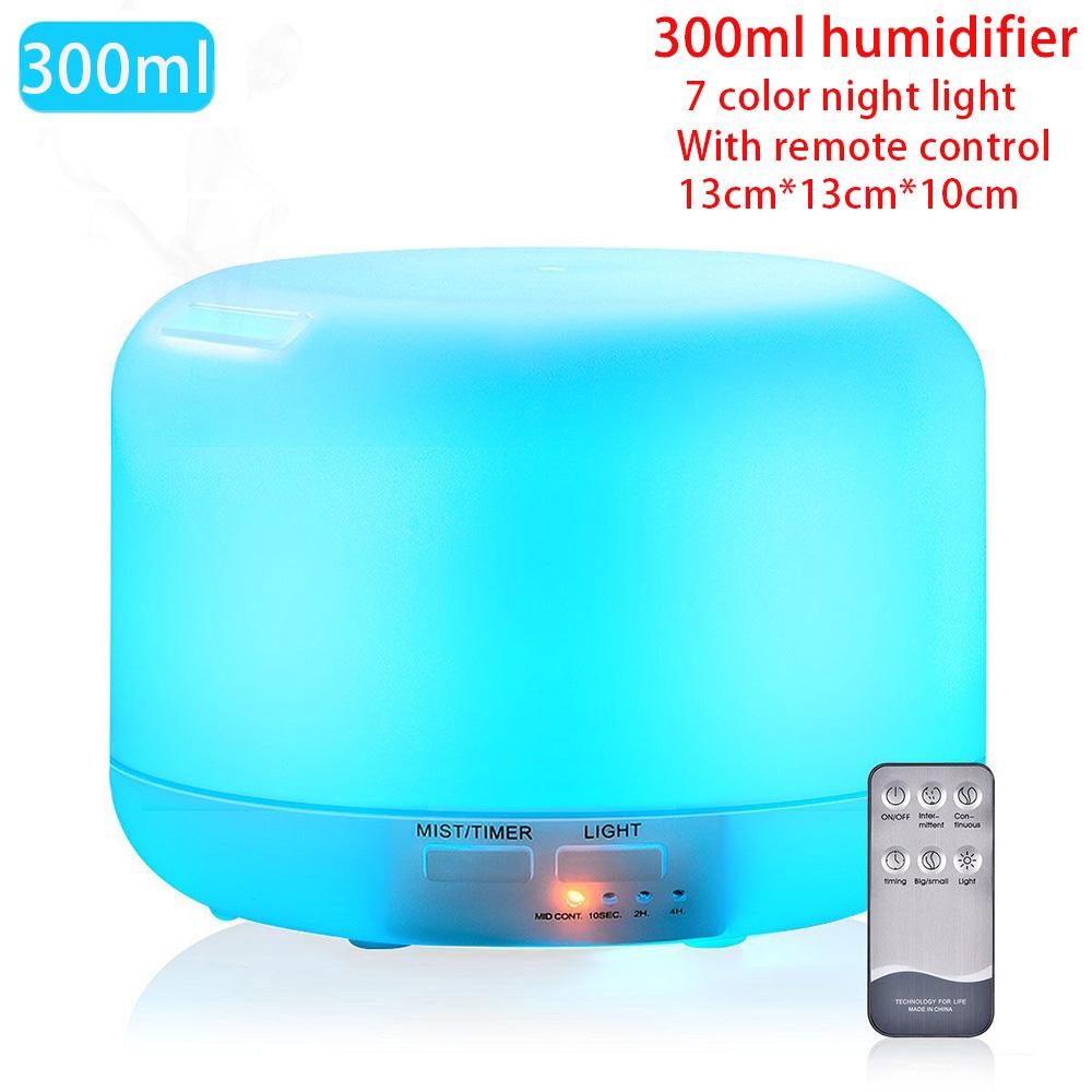

Essential Oil Diffuser Ultrasonic Air Humidifier Diffuser Aromatherapy 300ml 500ml 1000ml Humidifier Mist Maker 7Color LED Light AU