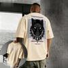 Genuine 2026 New Black Panther Pattern and Stripe Background Print Plus Size Men's Hooded Sweater Loose Thermal Top