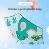Red Leaf Children's Astronaut Straight Handle Umbrella