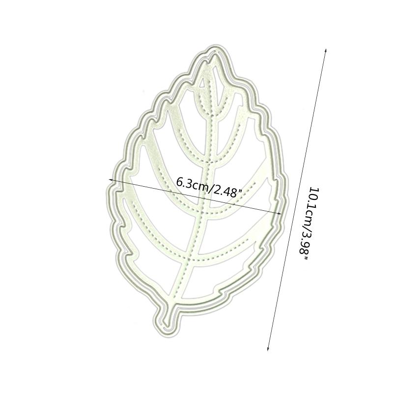 Tree Leaves Shape Metal Die Cuts Cutting Dies Cut Stencils for DIY Embossing Paper Leather Scrapbooking Card Making