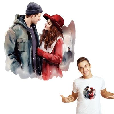 Lovers Punk Patch Heat-Adhesive Romanticclothes Stickers T-Shirt Diy Hoodies Heat Press Appliqued Parches Ropa Iron On Patches