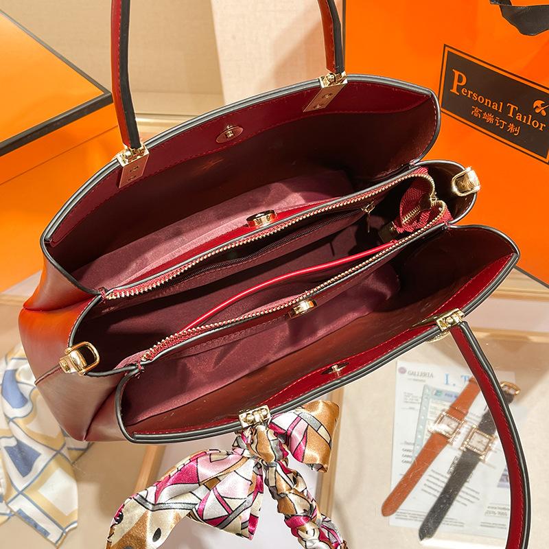 W. D. POLO National Style Art Design 2023 New Light Luxury Mother's Bag Large Capacity Light Luxury Embroidery Qipao Bag