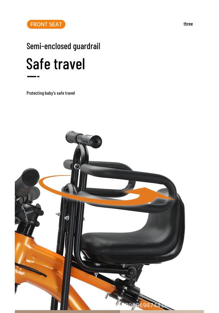 Child Seat for Mountain Bikes: Front Seatpost Attachment for Kids