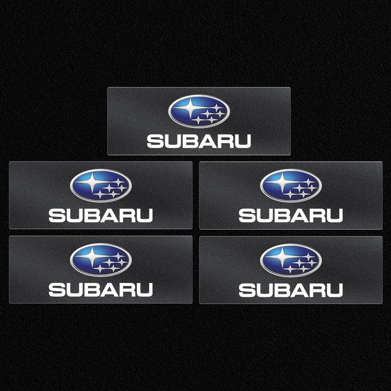 

Нова наклейка на інтер єр автомобіля, наклейки на центральну консоль, емблема для Subaru WRX Forester Outback Crosstrek Legacy Impreza Levorg 5pcs