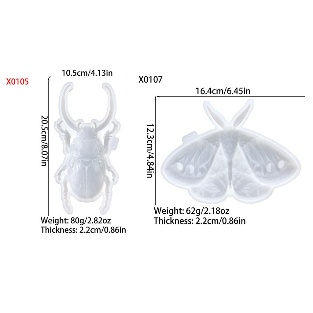 Künstlerische Motten Silikonformen Wanddekoformen Wandhängeformen Mottenform Silikon Anhängerformen für Ornament