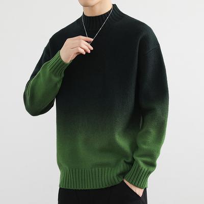 Men's New Autumn and Winter Semi-turtleneck Knitted Sweater Sweater