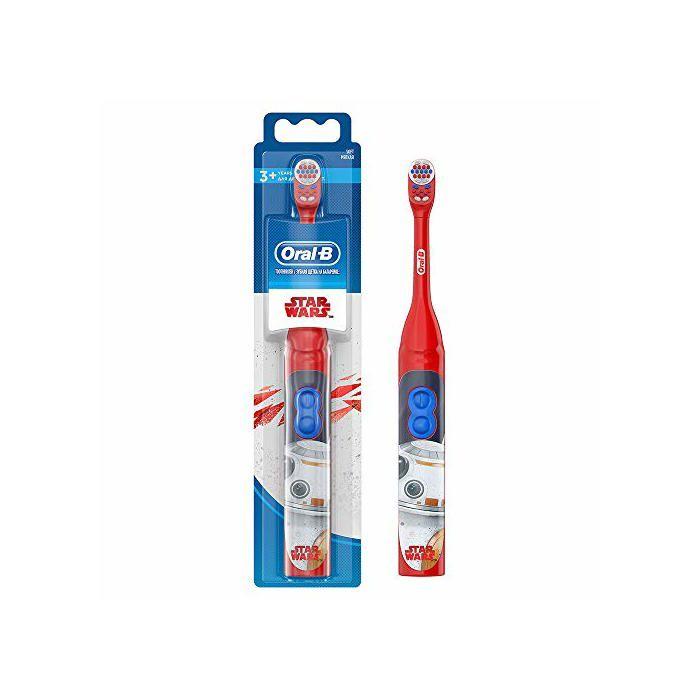 Brosse à dents électrique pour enfants - Oral-B - Disney Star Wars - Tête rotative - Ultra douce - À partir de 3 ans
