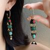 Gothic Ethnic Style Earrings Vintage Enamel Dangle Earrings Little Fish Earrings  Festival Jewelry