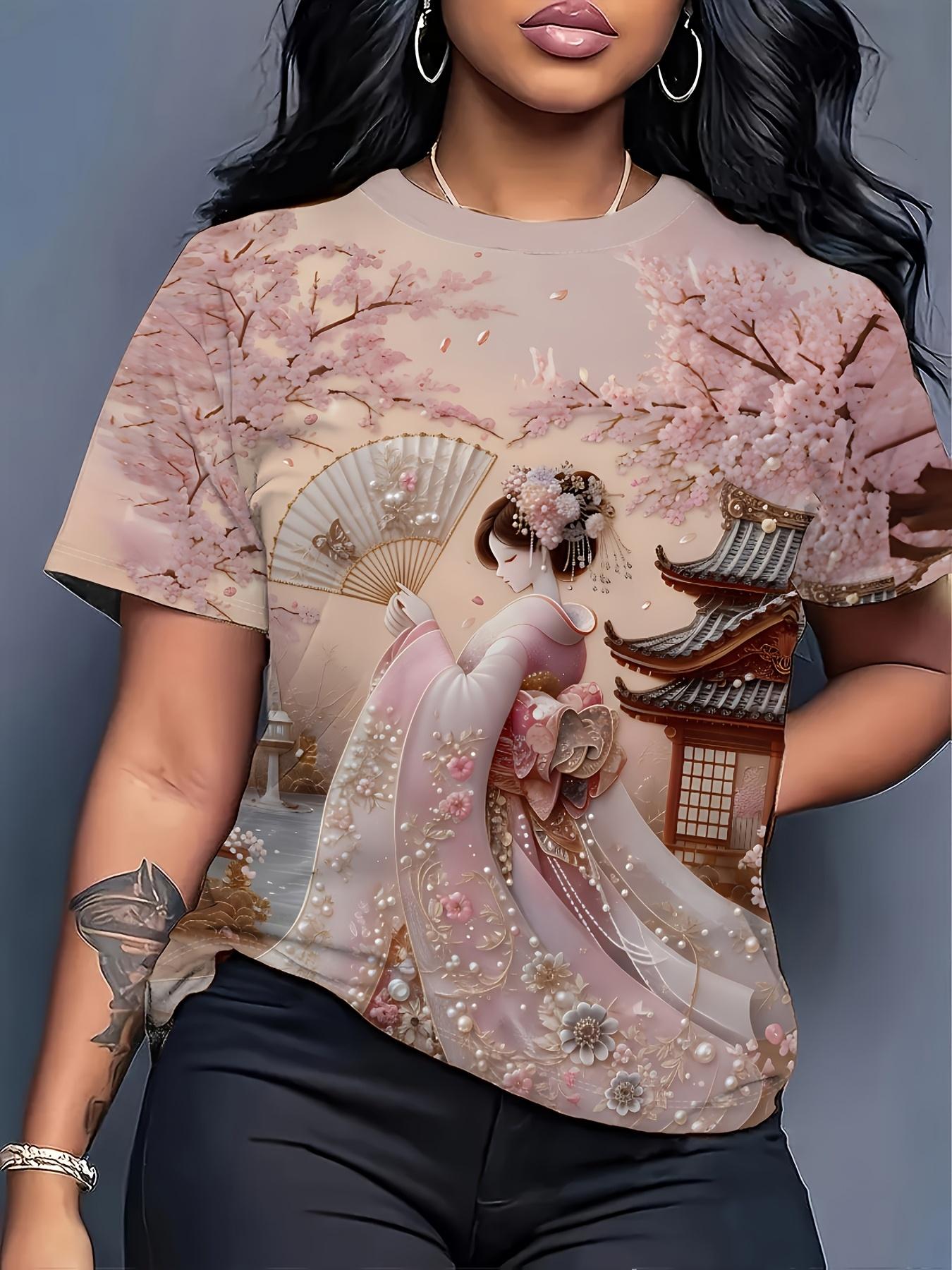 

[Printed Design - No Texture] Women S T-Shirt Suitable for Parties. Dates. Shopping. And Travel. Women S Fashion Summer Casual T-Shirt. Soft And Durab S дубильная кора