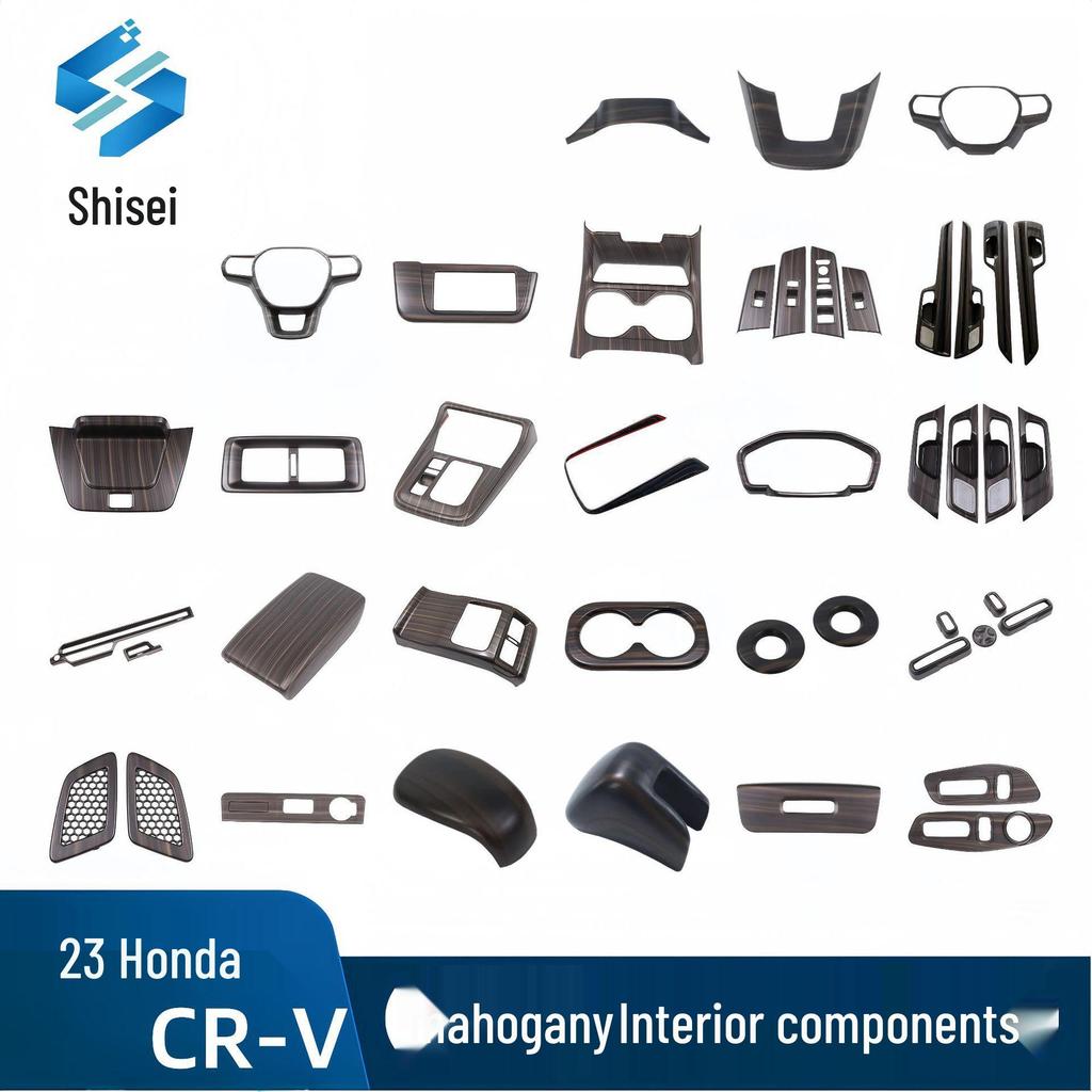 Compatible Accessories for 2023 Honda CR-V: Gear Shift Knob, Air Vent, Headlight Adjustment, Front Reading Light, Cigarette Lighter.